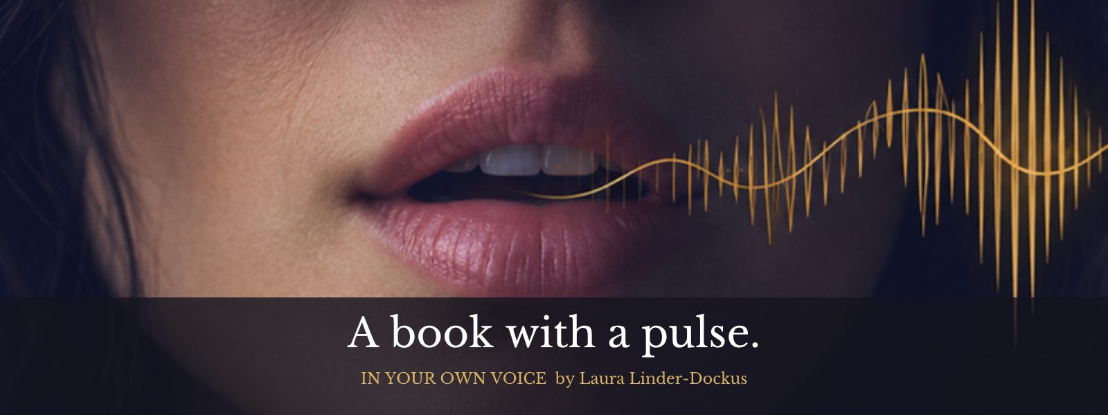 A book with a pulse. In Your Own Voice by Laura Linder-Dockus